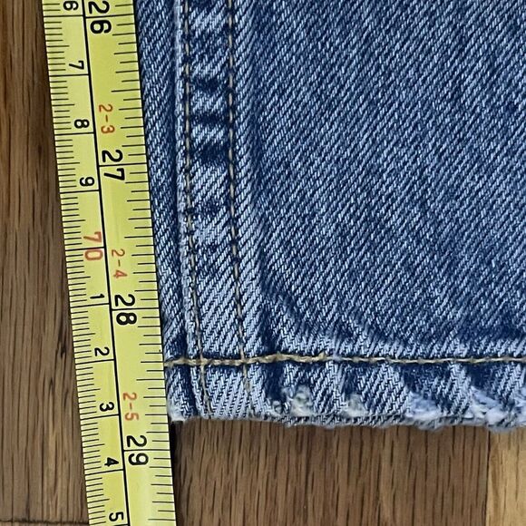 SLVRLAKE Virginia Slim Jeans in Crossroads Size 23 Distressed Denim Modern Style - Picture 15 of 15